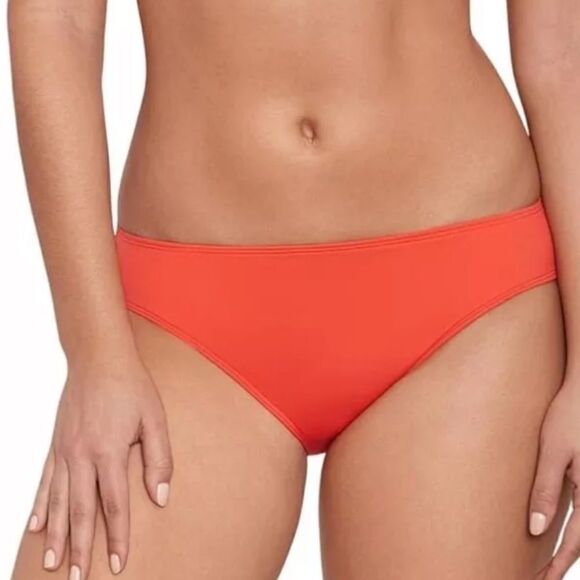 LAUREN Ralph Beach Club Solid Hipster Bottoms swimming suit Sunset 14, swimwear - Picture 1 of 14